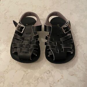 EUC Sun-San Sailor Sandals in Black